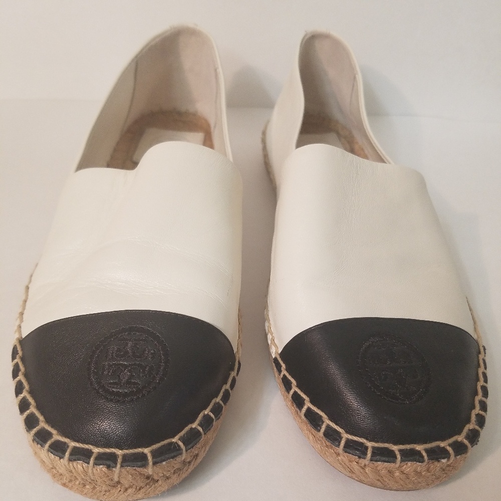 Tory Burch leather espadrilles